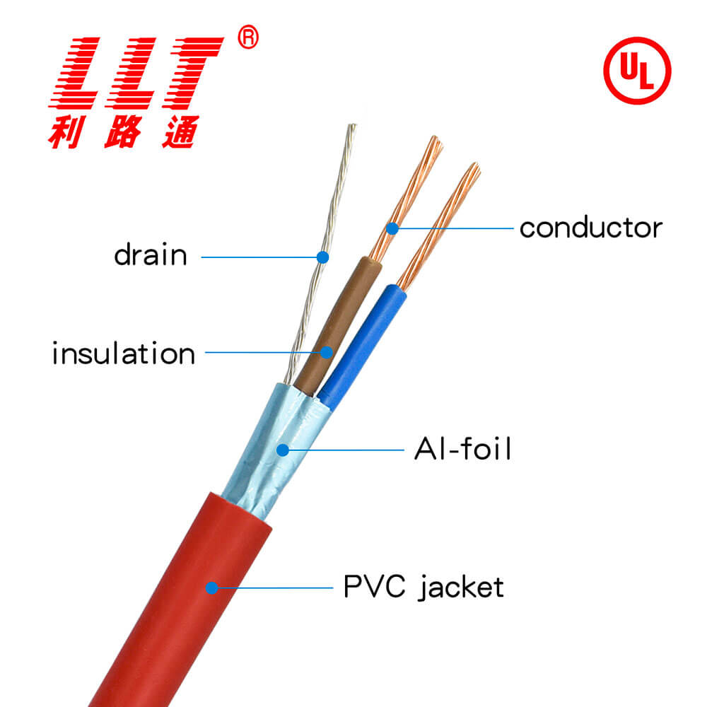 2C/13AWG Stranded CL3R(CL2R) Fire Alarm Cable