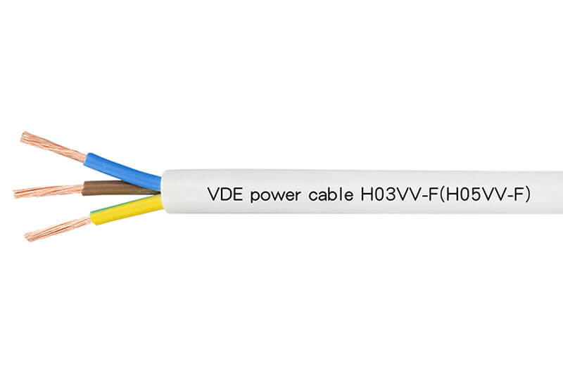 H03VV-F(H05VV-F) VDE power cable