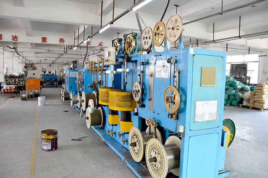 Cable processing plant