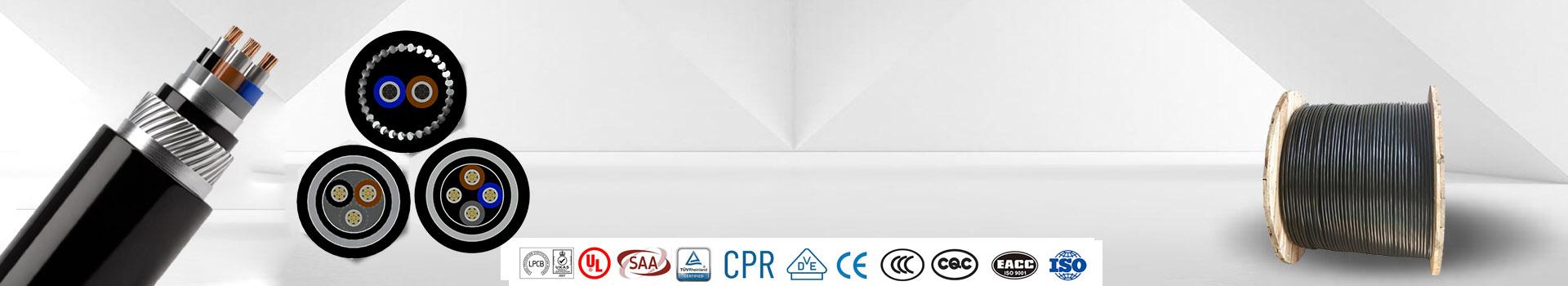 Fire resistant armored cable