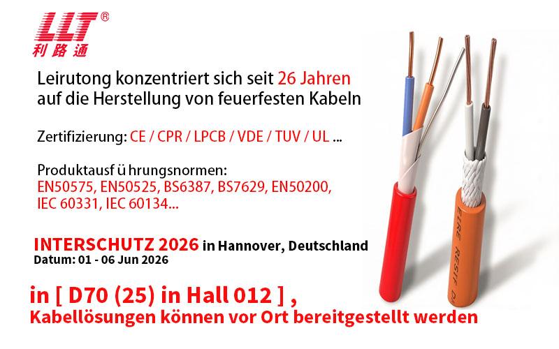 Europäisch zertifizierte Kabel