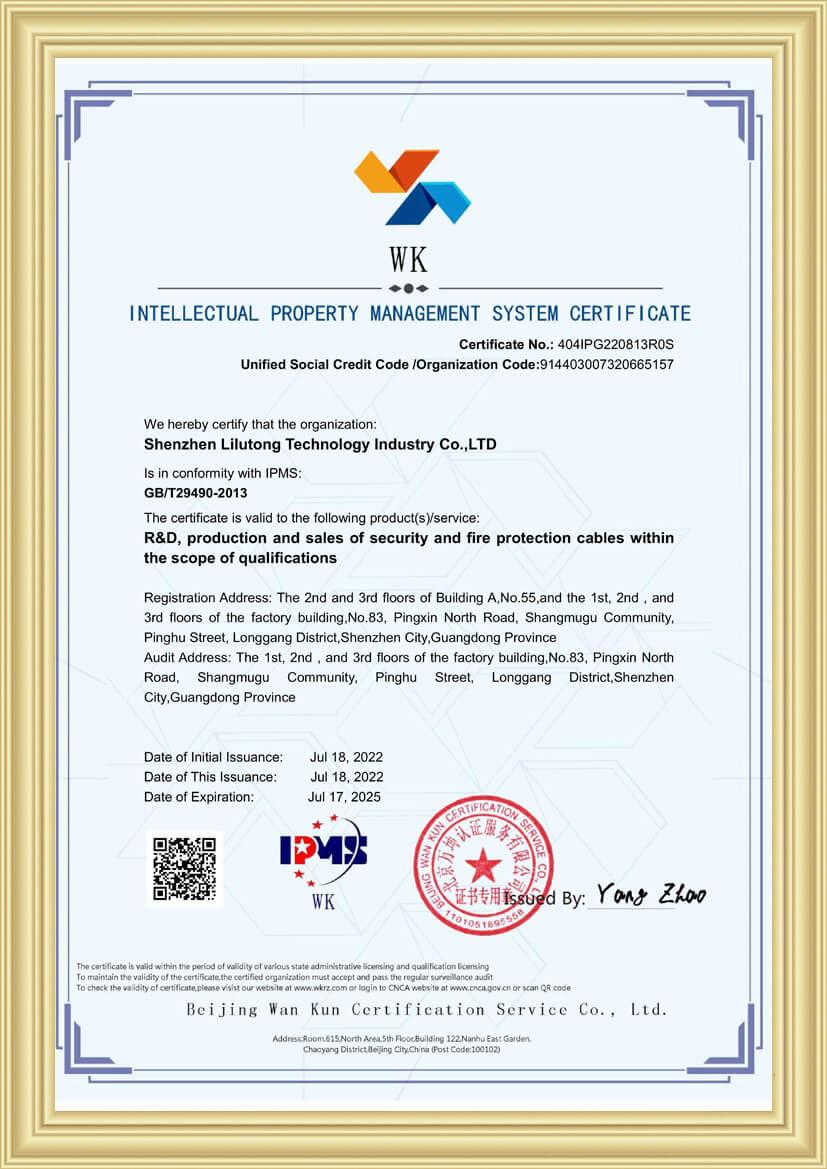 Intellectual property English Certificate 22-25 years