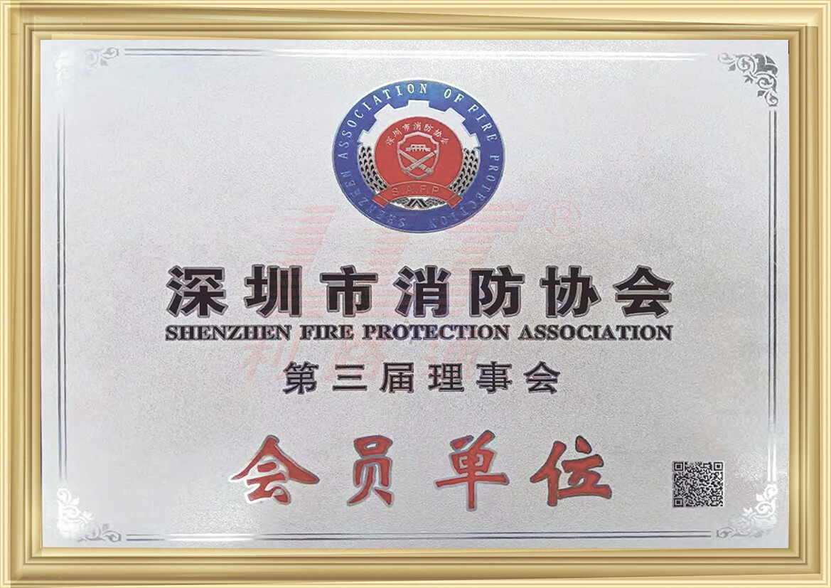 Member of the Third Council of Shenzhen Fire Protection Association
