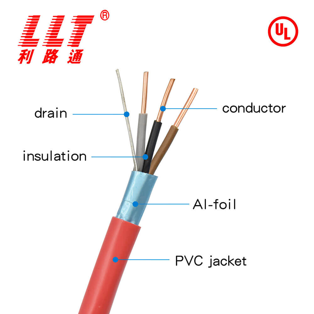 3C/22AWG Solid CL3R(CL2R) Fire Alarm Cable