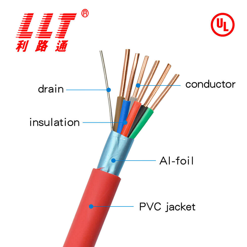 6C/22AWG Solid CL3R(CL2R) Fire Alarm Cable