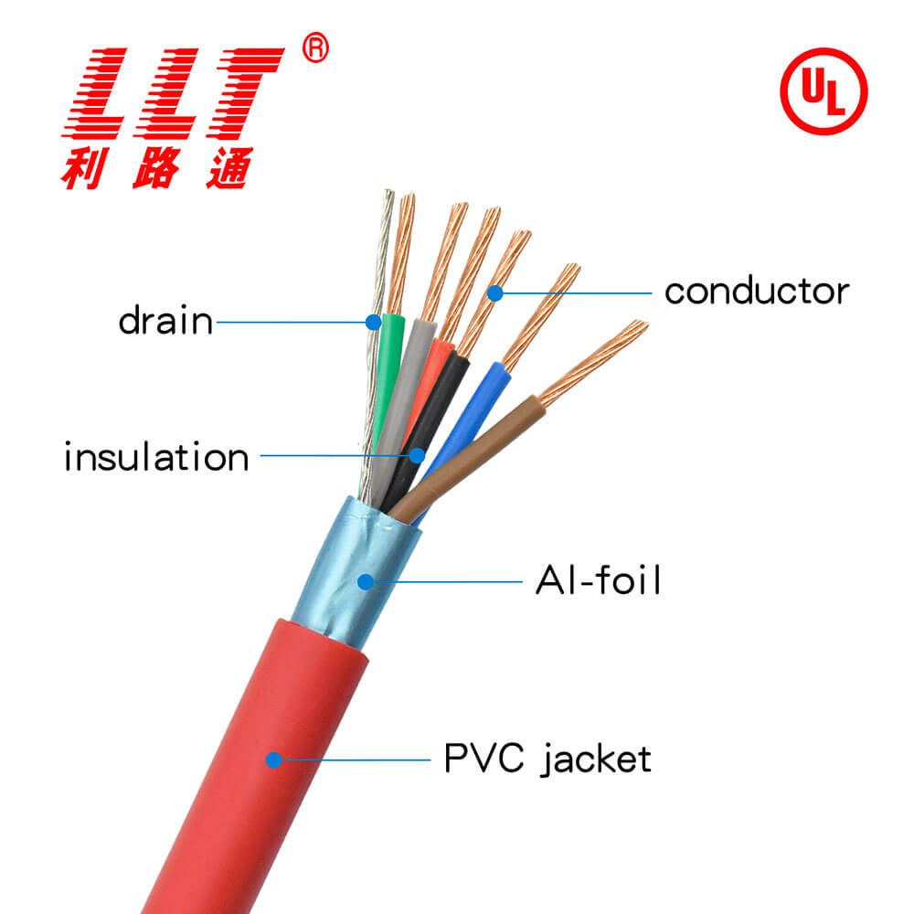 6C/24AWG Stranded CL3R(CL2R) Fire Alarm Cable