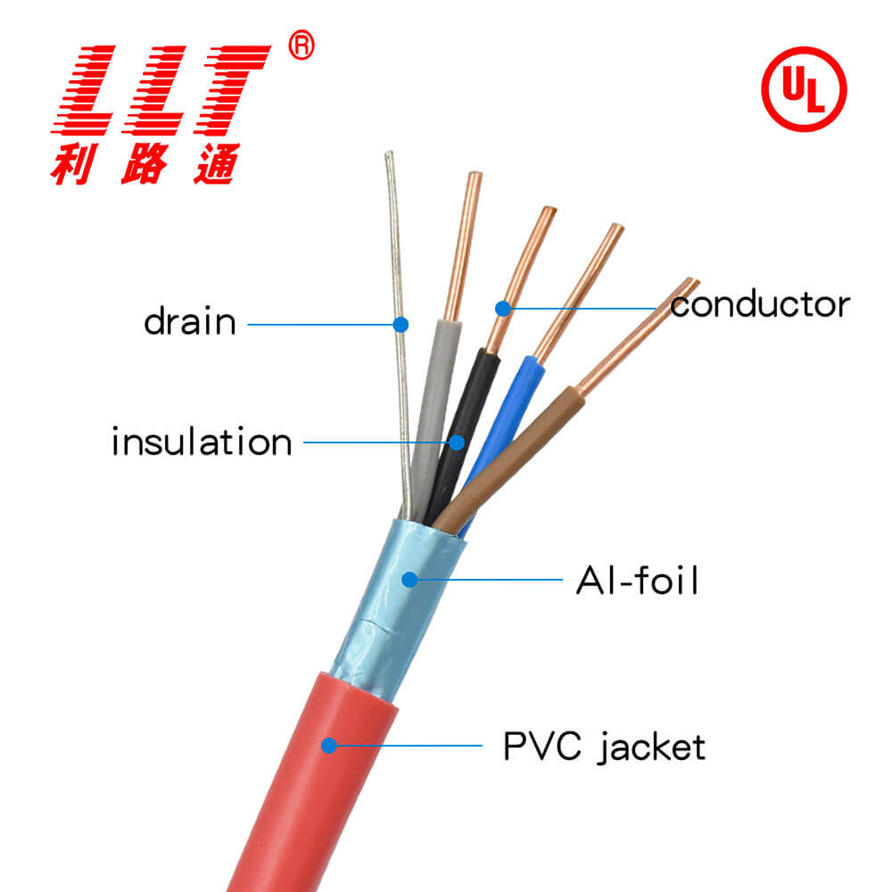 4C/22AWG Solid FPL Fire Alarm Cable