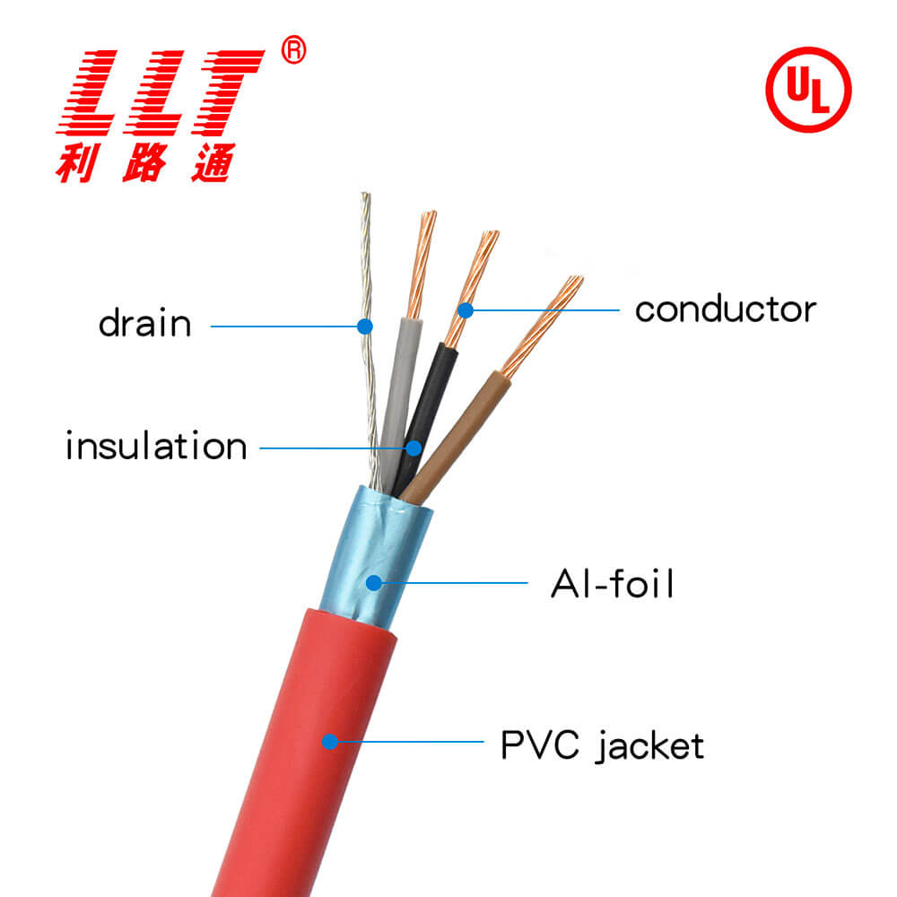 3/C17AWG stranded FPLR Fire alarm cable