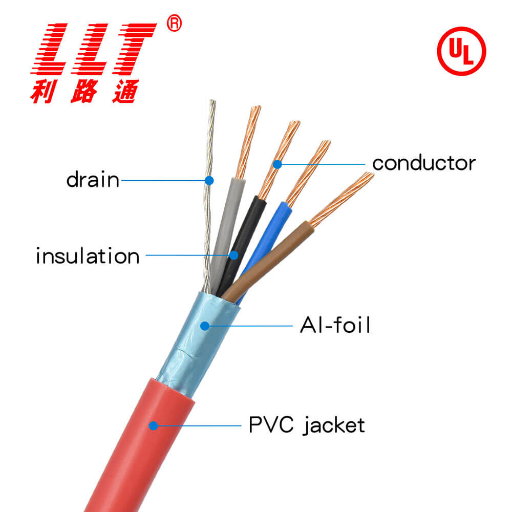 4C/18AWG stranded FPLR Fire Alarm Cable