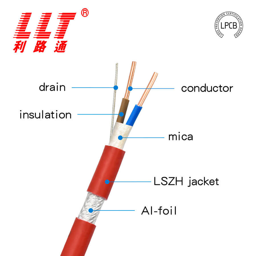 2×1.5mm2 Solid FIRE Resistant cable
